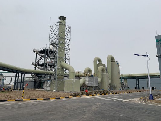 廢氣處理系統成套設備（材質：玻璃鋼）